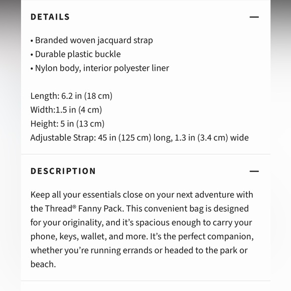 Thread Fanny Pack - Picture 8 of 8